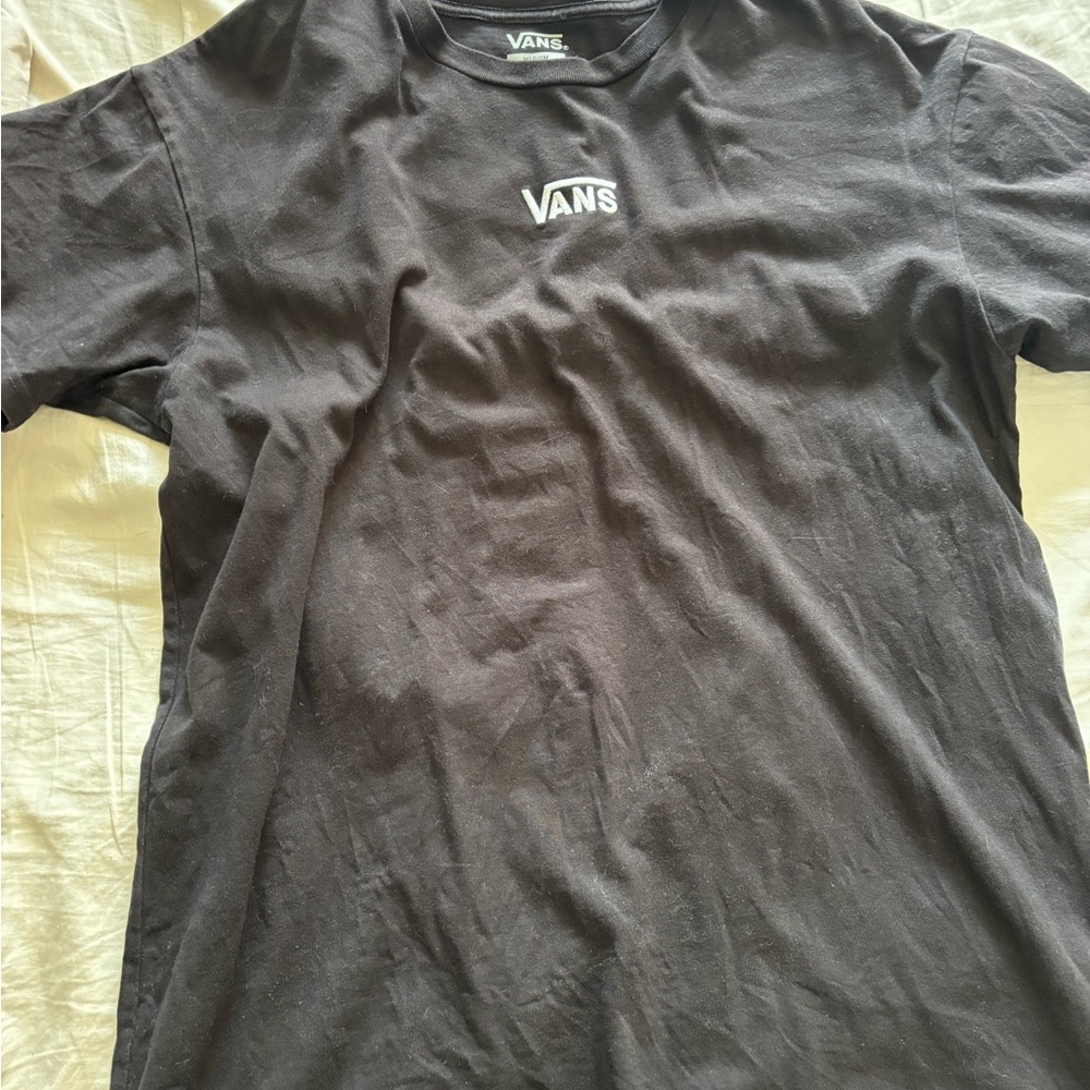 Vans Logo Black Men's Tee